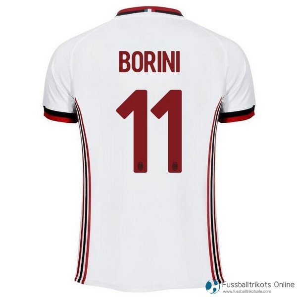 AC Milan Trikot Auswarts Borini 2017-18 Fussballtrikots Günstig